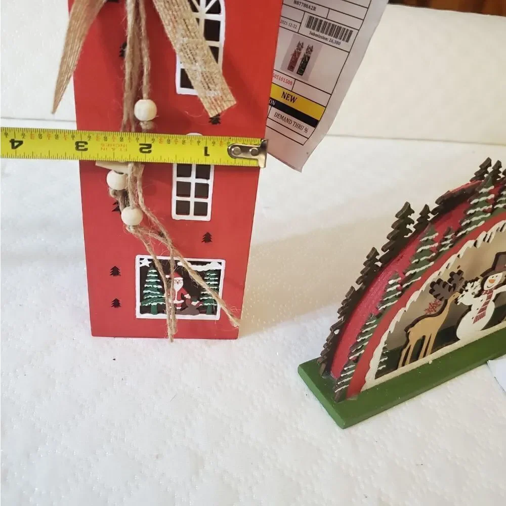 NWT Wooden Christmas Decor